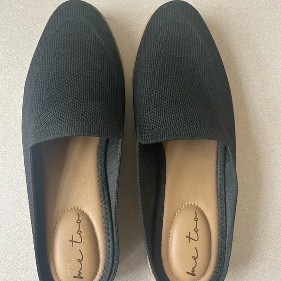 Me Too Black Mesh Mule Women's Shoes Size 9M - Picture 4 of 5